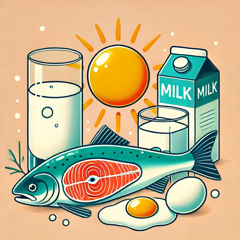 비타민D가 포함된 음식들