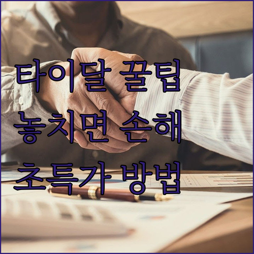 타이달(TIDAL) 싸게 듣는 꿀팁!