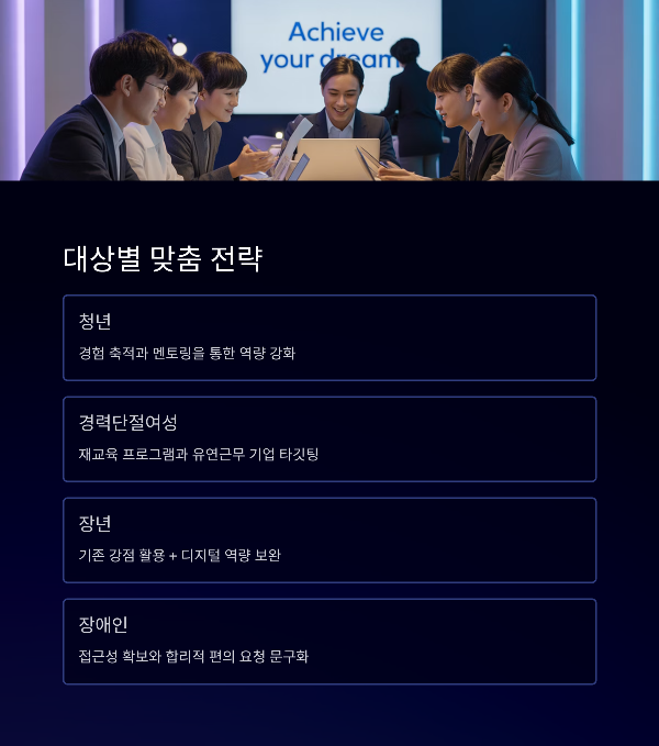 대상별 맞춤 전략