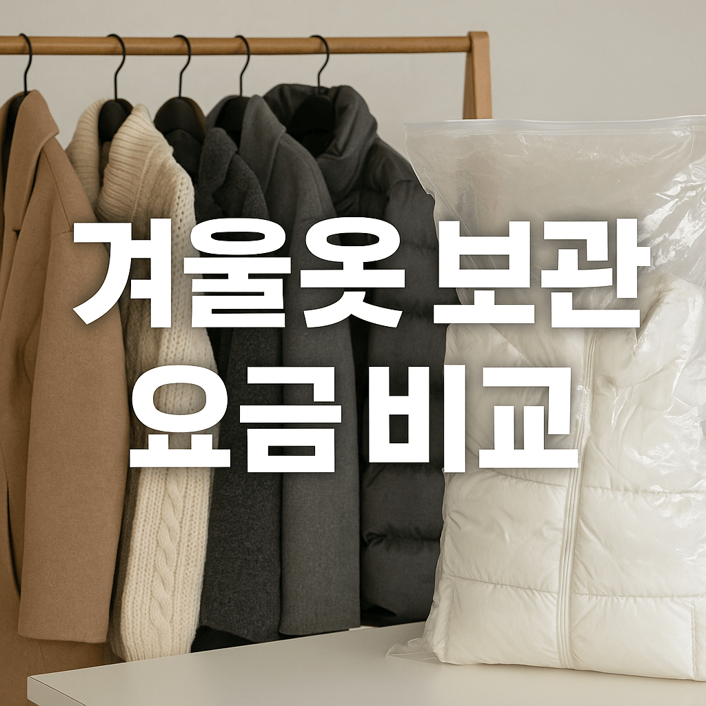 겨울옷 보관 서비스
