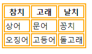 테이블꾸미기