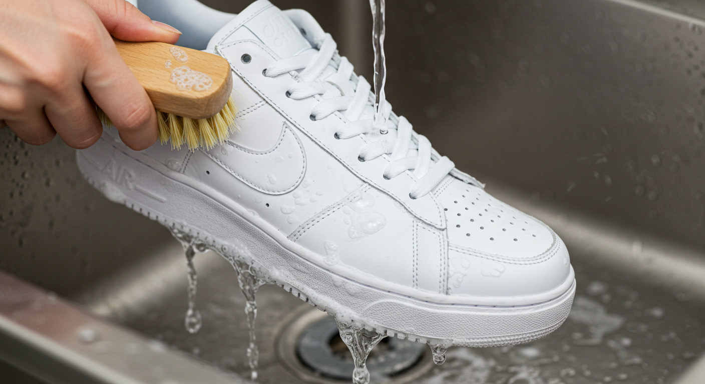 흰 운동화 세탁법