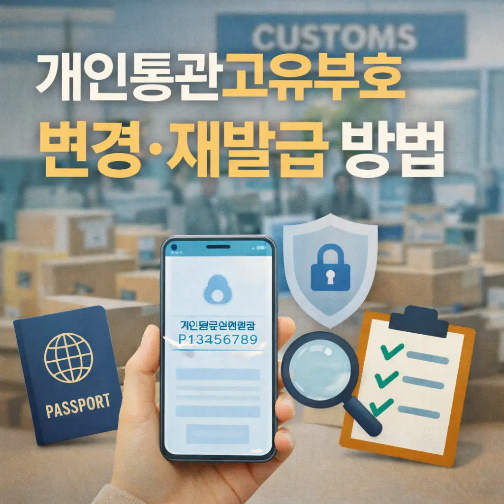 개인통관고유부호, 왜 변경해야 할까요?