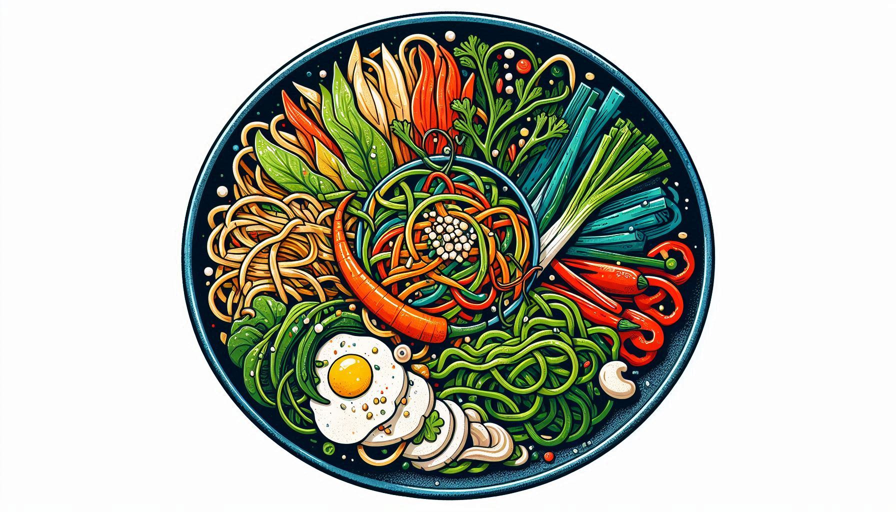 곤약 비빔국수