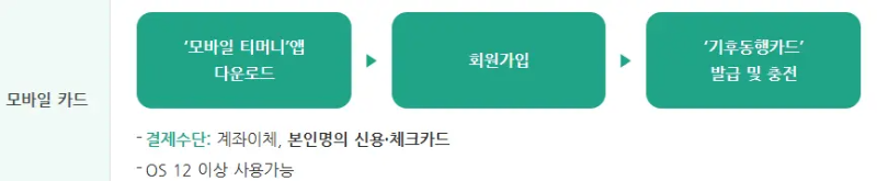 기후동행카드 발급