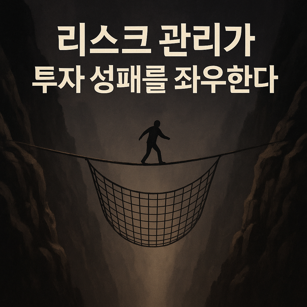 투자에서 안전망 역할을 하는 리스크 관리 이미지