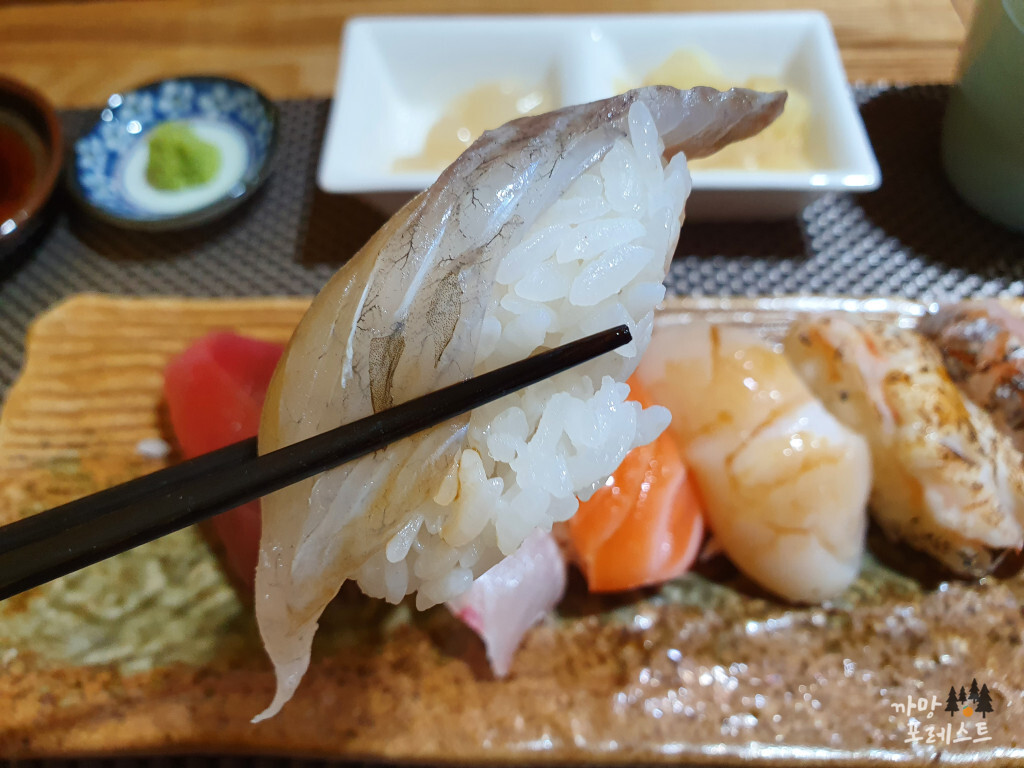 스시도우 초밥 8종