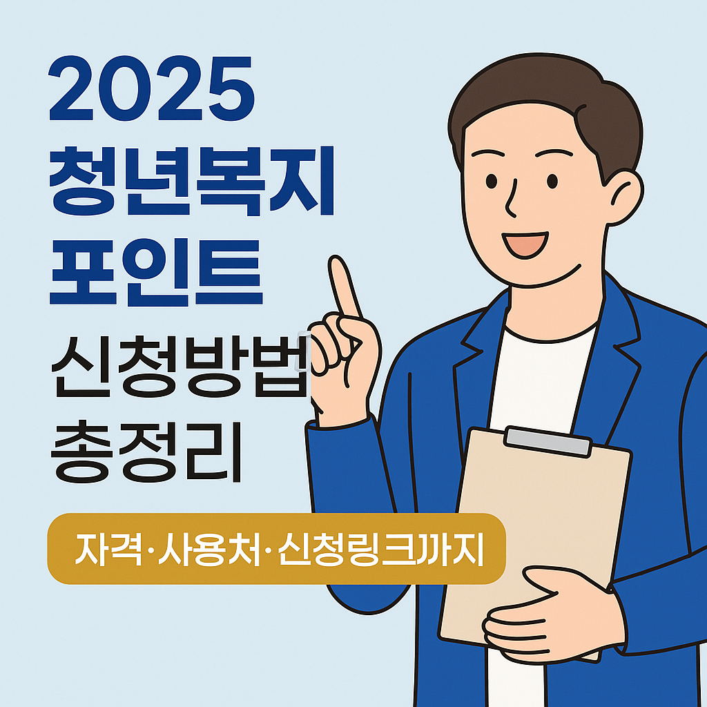 2025 청년복지포인트 신청방법 총정리｜자격·사용처·신청링크까지