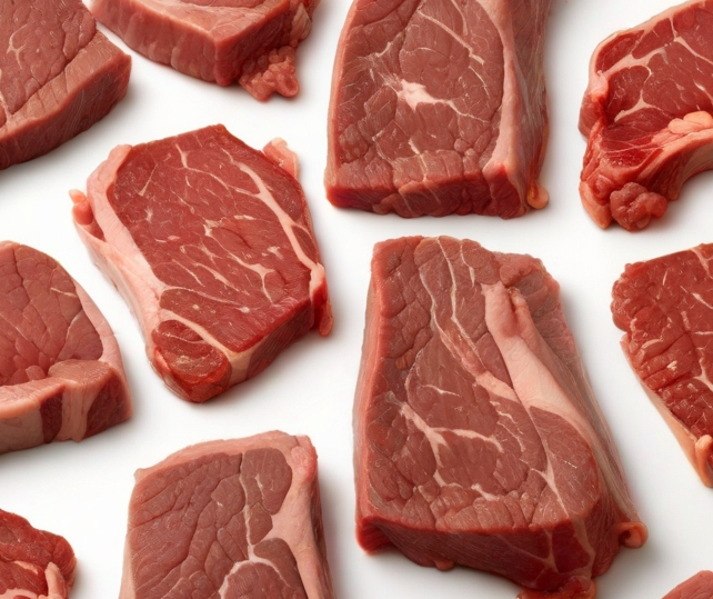 마블링이 많은 빨간고기 1