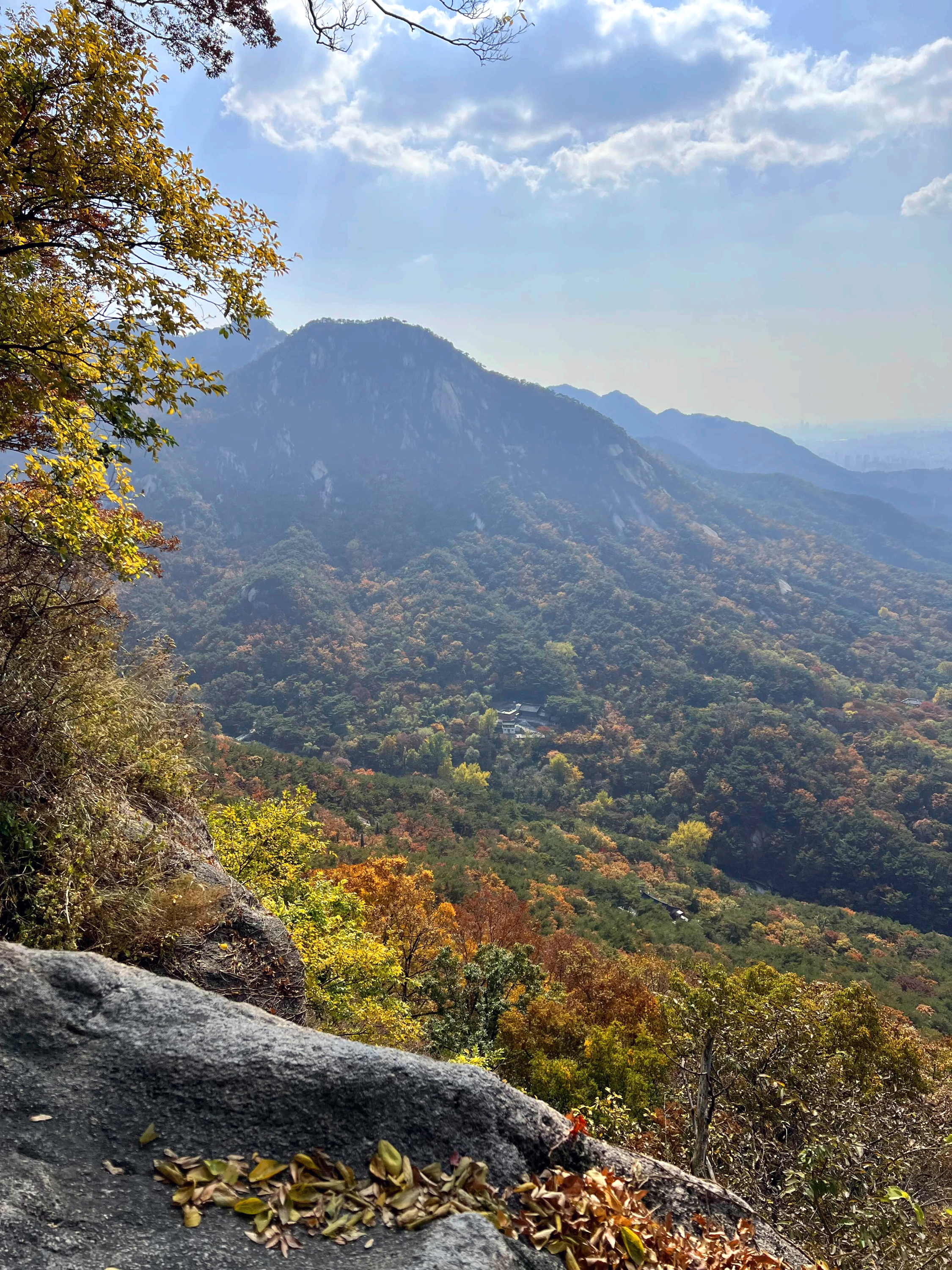 가을 북한산행 경치 보기