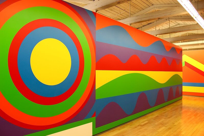 Smithsonian Hirshhorn - Sol LeWitt 2003 Wall Painting 1113