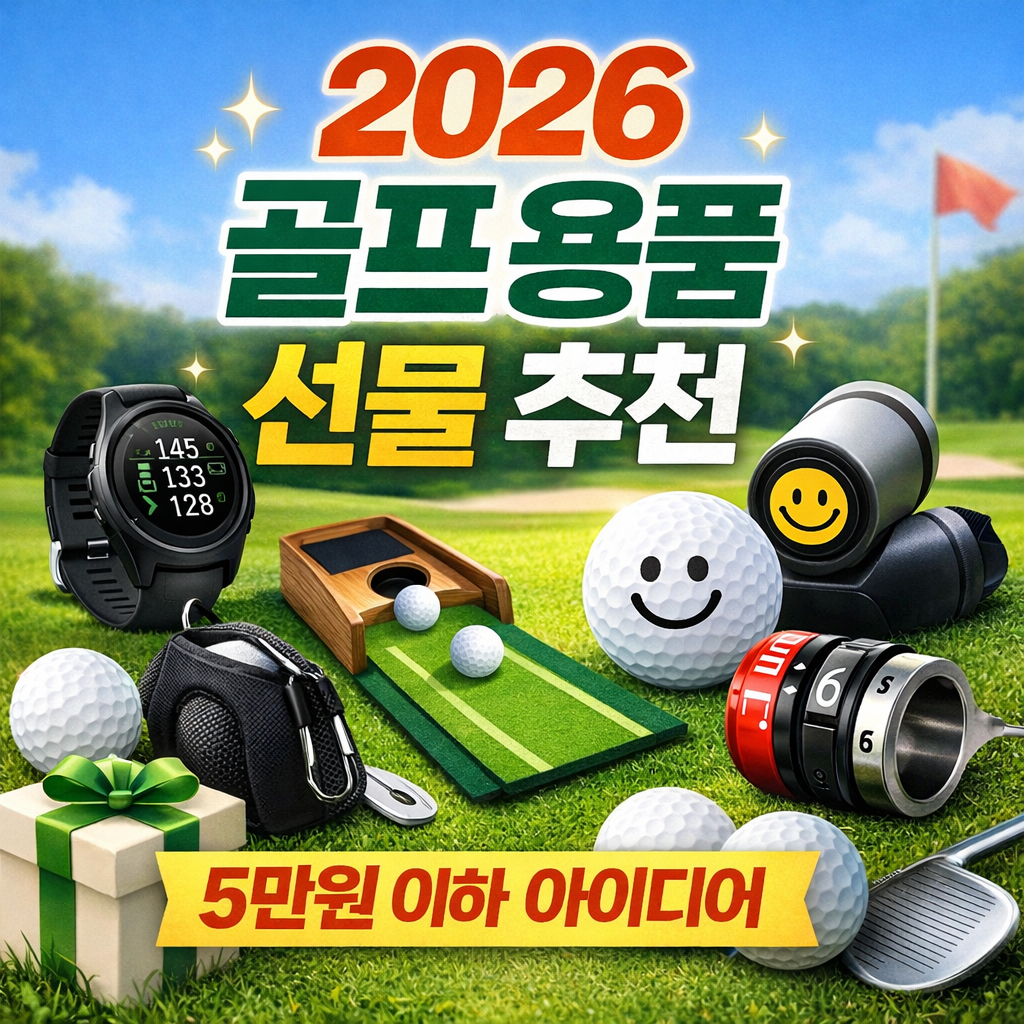 2026 골프 용품 선물 추천｜5만원 이하 아이디어 총정리