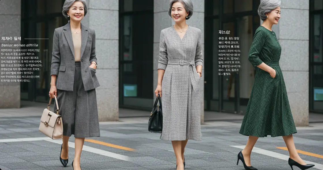 60대 여성 편안한 의류 코디법