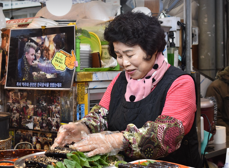 전통시장의 모습
