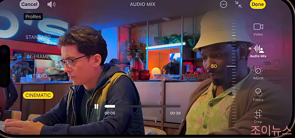 동영상 촬영 중 설정가능한 다양한 기능