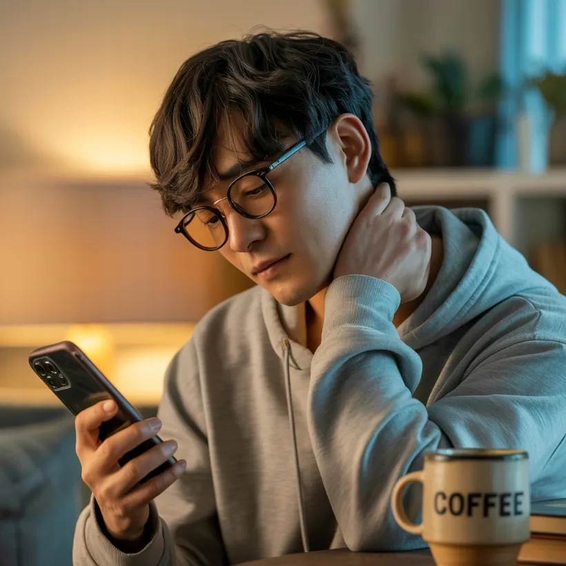 목근육 통증 이미지