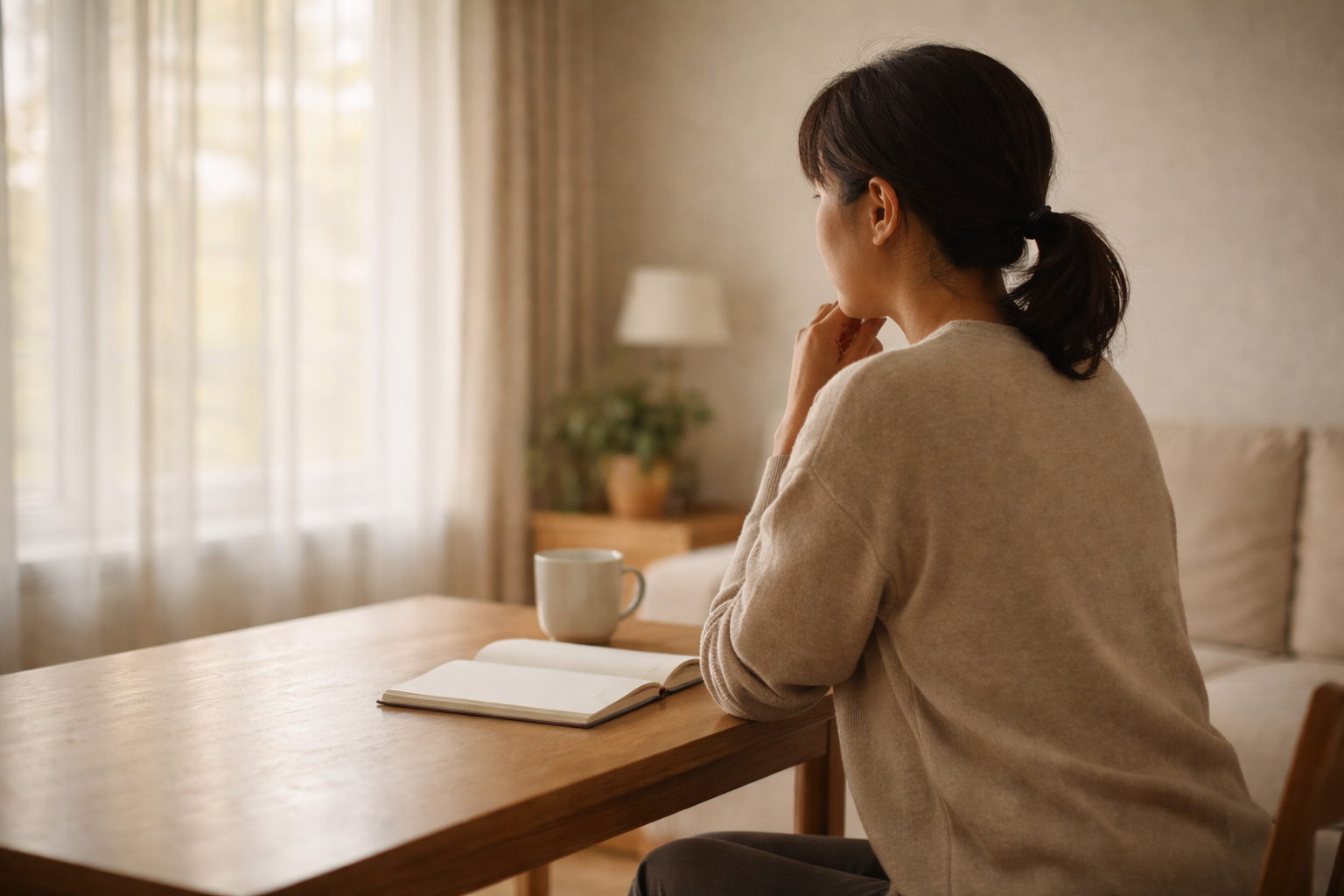 아이가 아플 때 병원 선택 기준을 차분히 정리해보는 부모의 일상적인 모습
