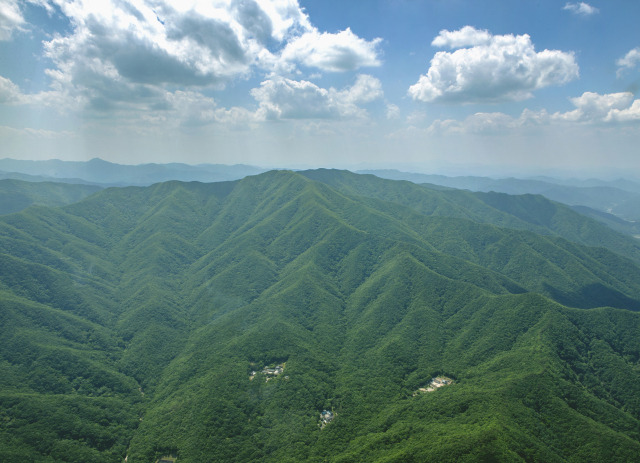 황악산 등산코스 지도