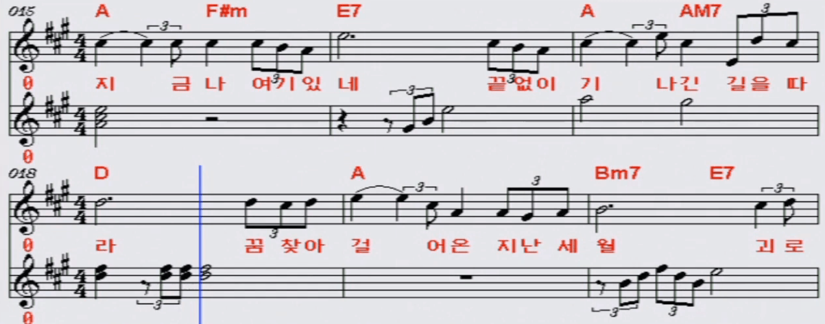 이미자 노래는 나의 인생 악보