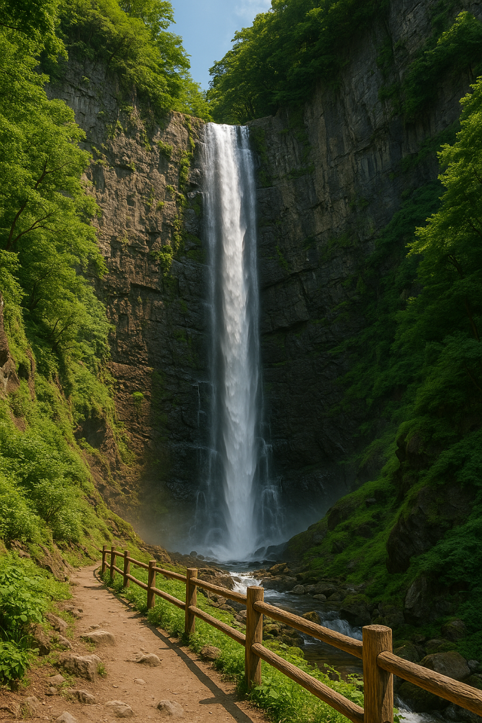 봉래폭포 낙수 사진