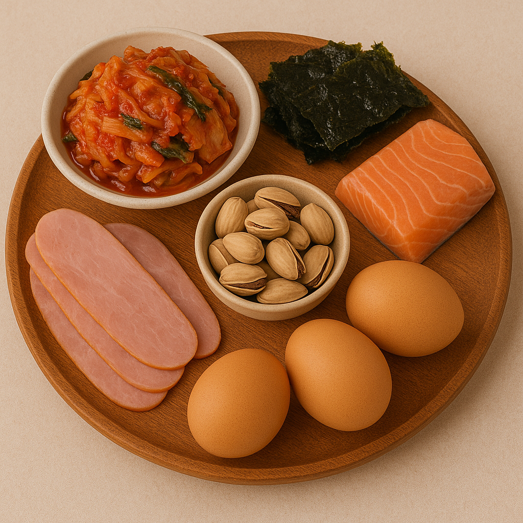 염화물, 인이 풍부한 음식