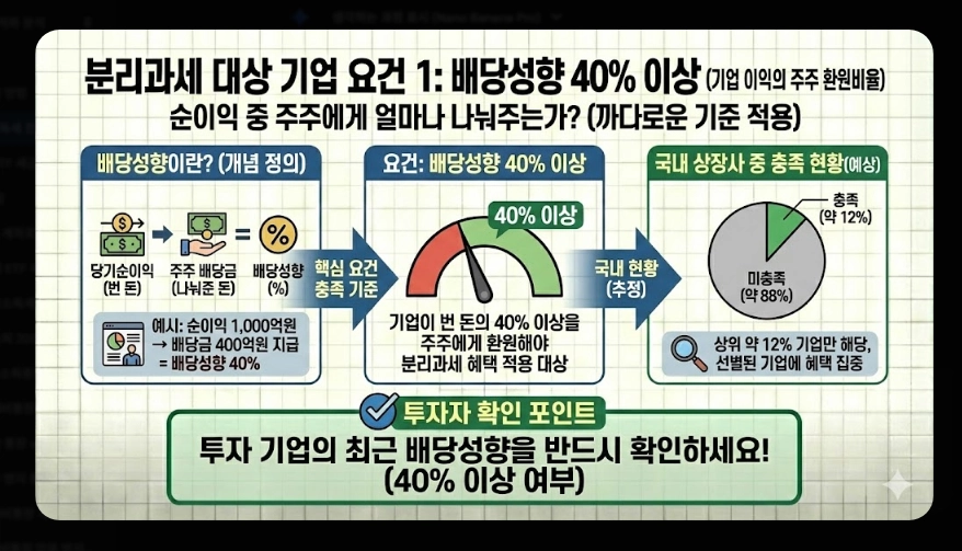 배당소득세 분리과세 [2026년 신설] 구간별 세율&middot;대상 기업 요건&middot;최대 30% 절세 전략