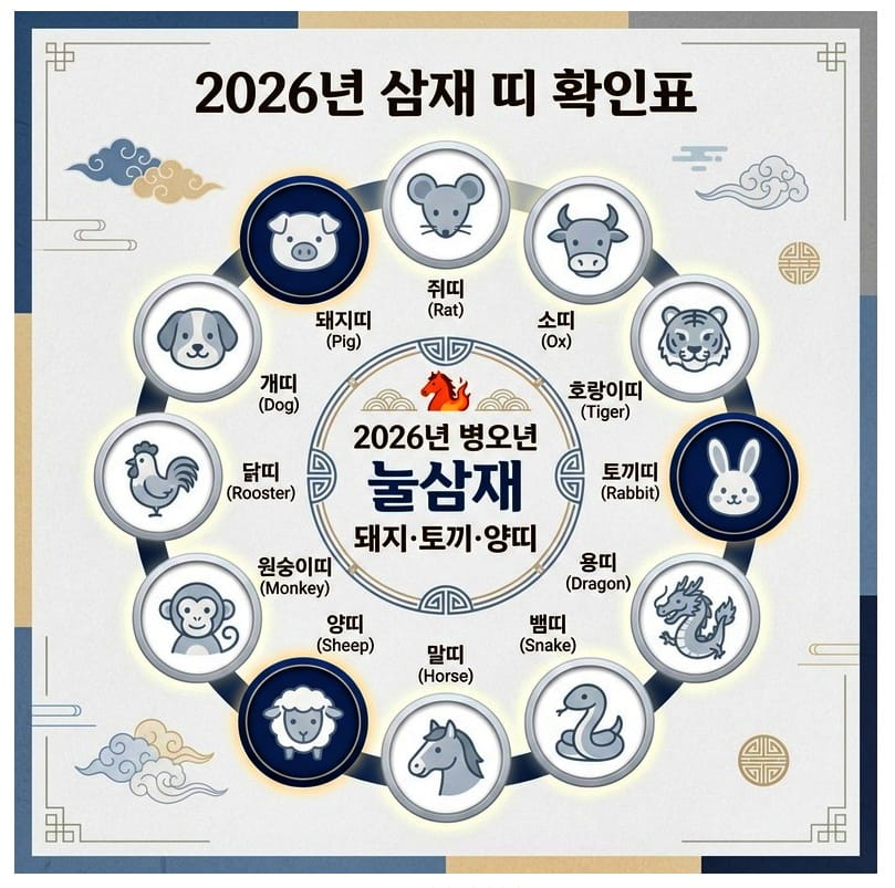 2026 삼재 띠