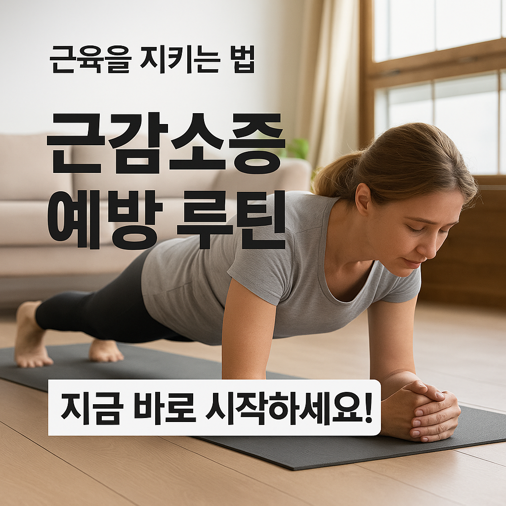 [3편] 근감소증 예방과 관리 방법