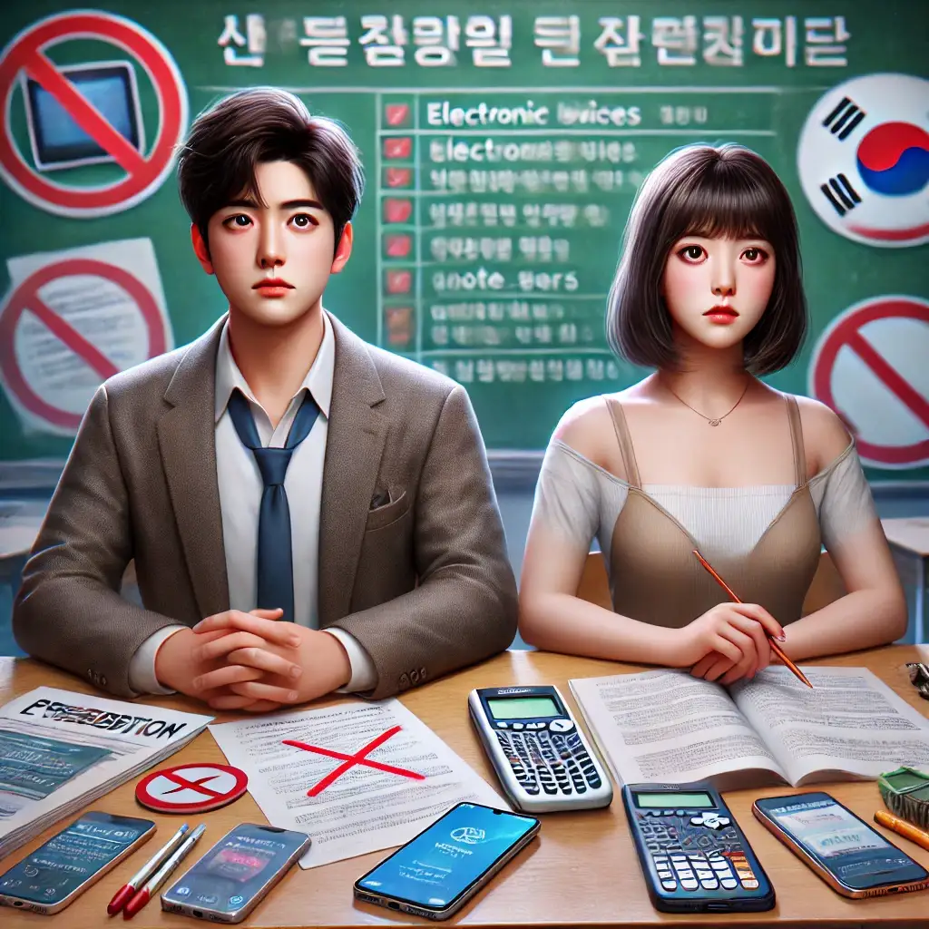 수능 반입금지 물품 주의사항 필수 확인