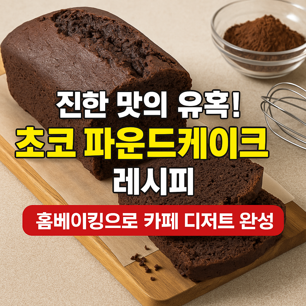 초코 파운드케이크