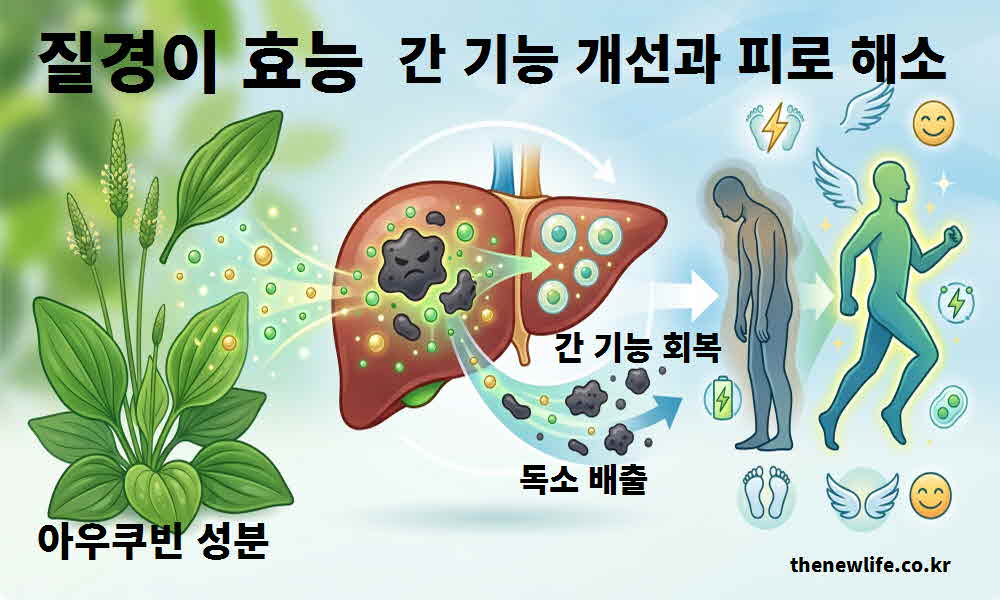 질경이 효능 간 기능 개선 피로 해소
