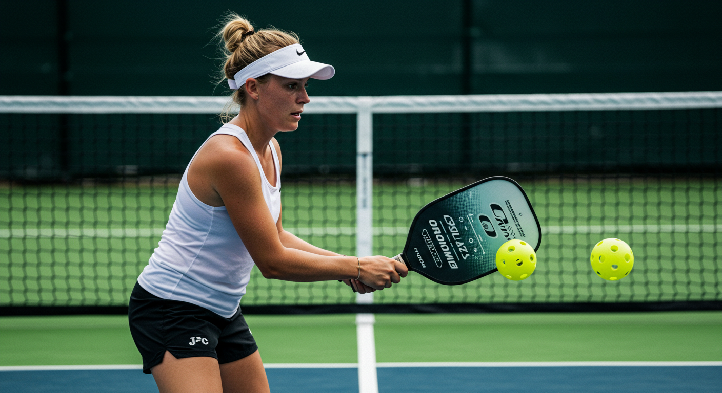 피클볼 딩크의 비밀: 포핸드 탑스핀으로 상대방을 압도하는 법 - 광주 피클코어