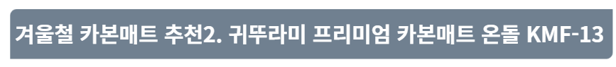 카본매트추천
