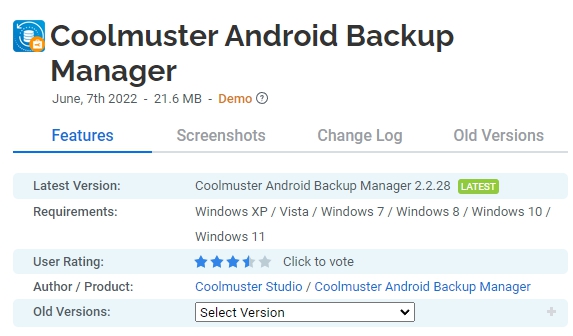 Coolmuster-Android-Backup-Manager