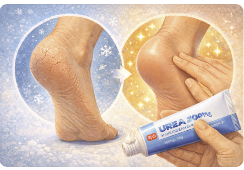 한미 유리아 크림 200mg (50g) 후기|겨울 발뒤꿈치 까칠함, 진짜 맨들맨들해졌습니다 관련 사진