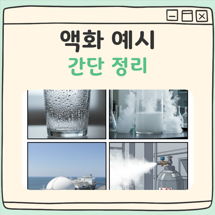 액화 예시 대표 이미지