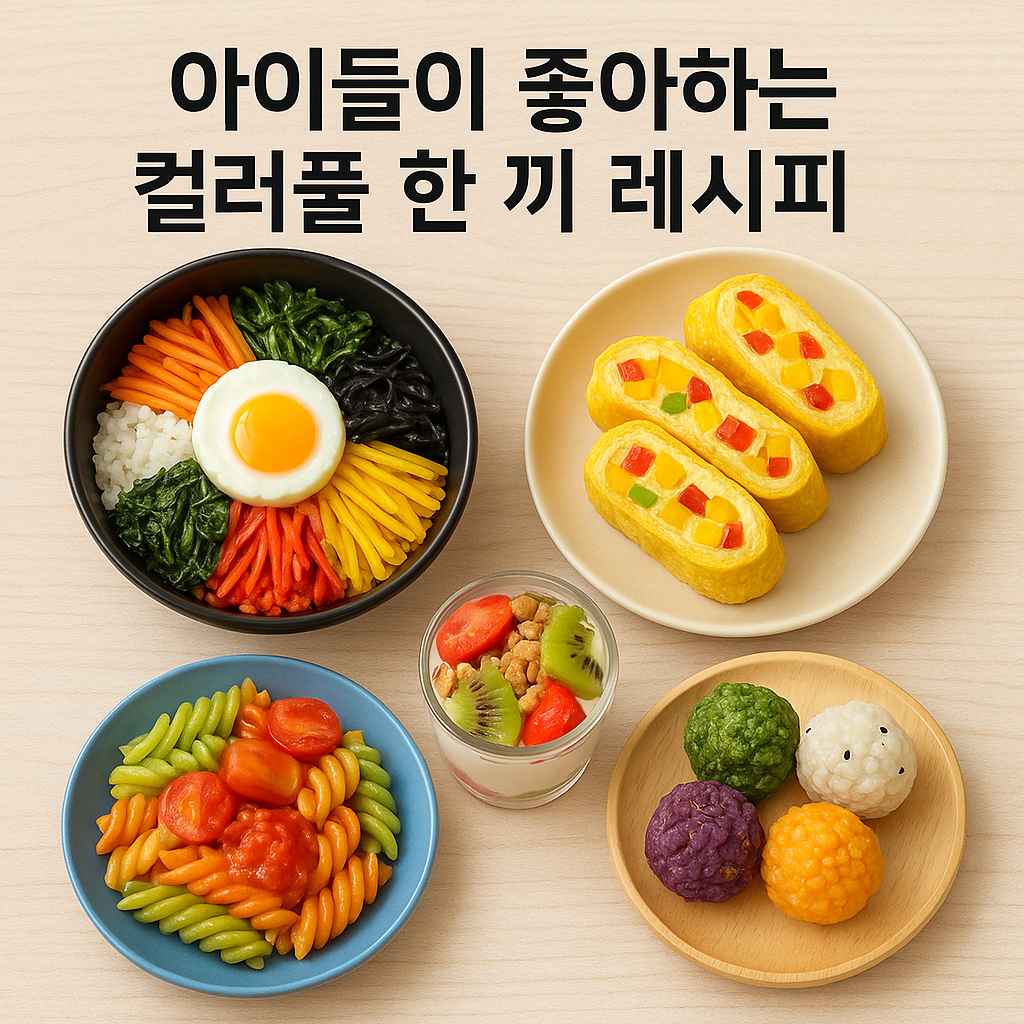 아이들이 좋아하는 컬러풀 한 끼 레시피-2