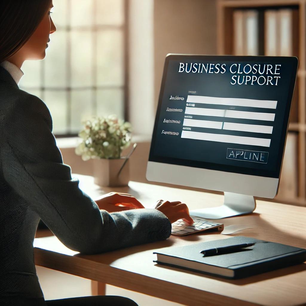 폐업 지원 신청