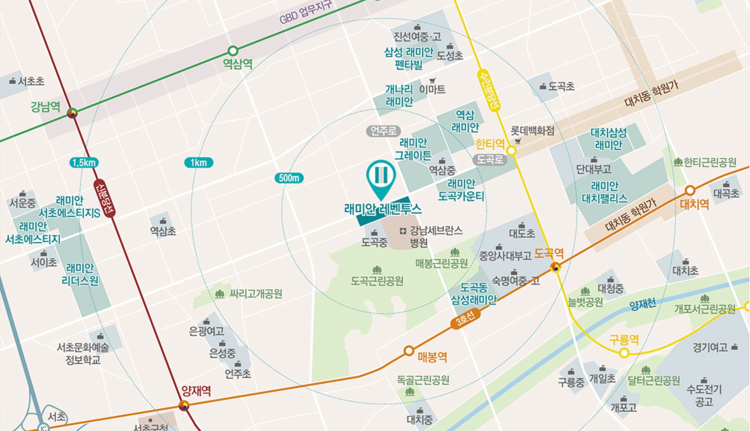 레벤투스 입지