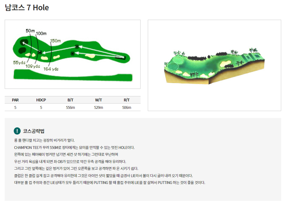 통도파인이스트 컨트리클럽 남코스 7