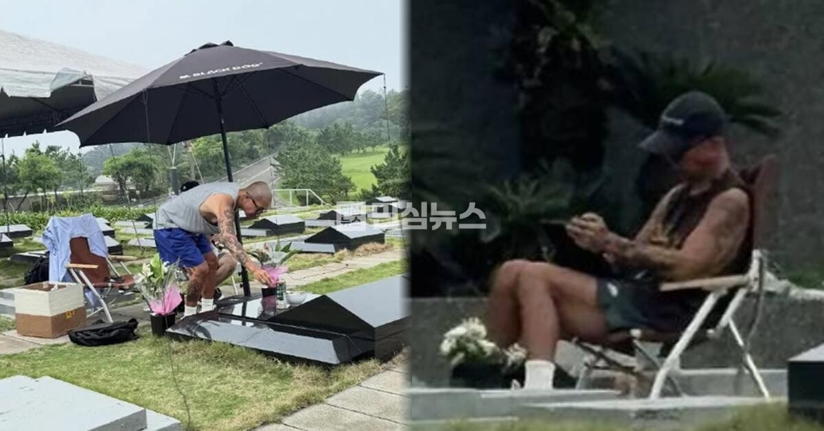 구준엽&amp;#44; 故 서희원 묘비 &amp;#39;준준&amp;#39;&hellip;반쪽 국수로 전하는 먹먹한 순애보