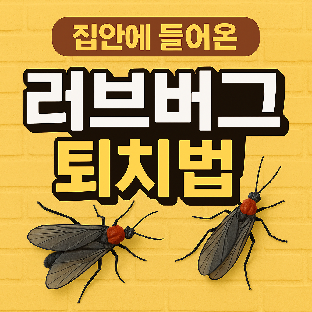 러브버그 퇴치법 사진