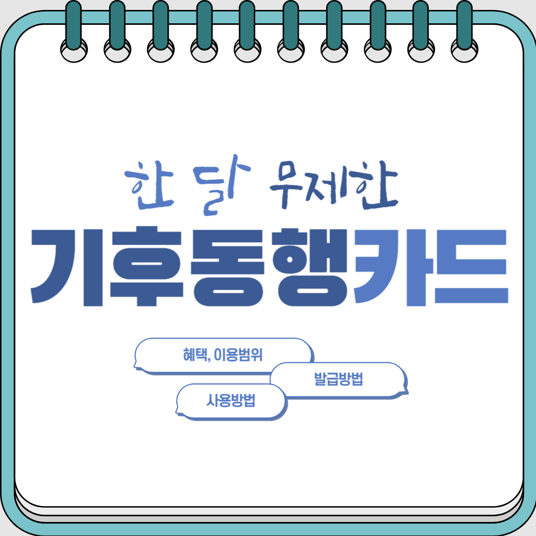 기후동행카드-안내