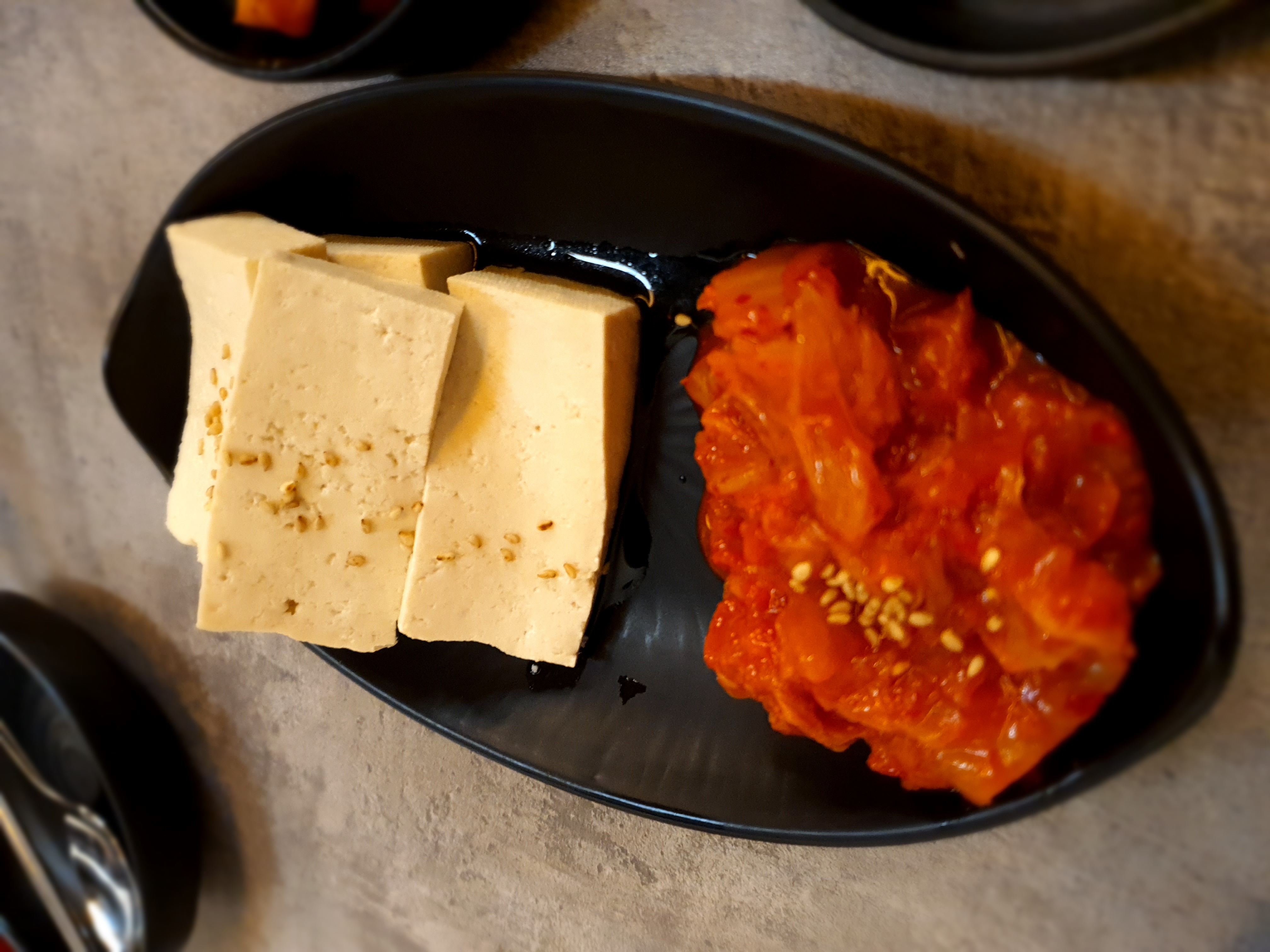 두부김치가-맛있었어요.