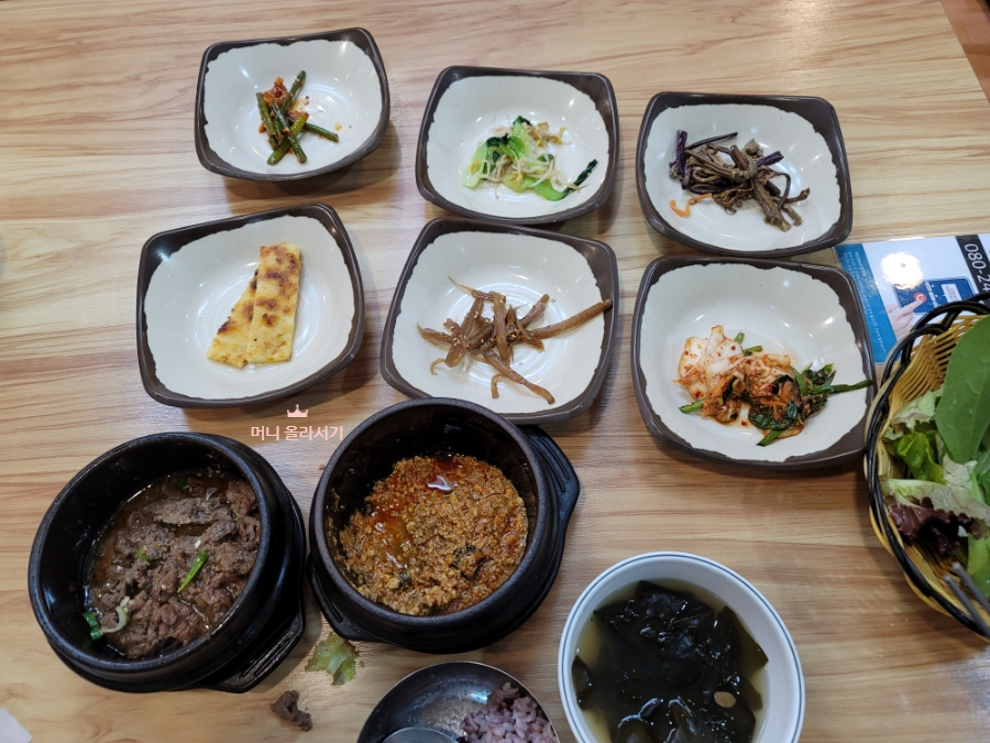 이조우렁쌈밥 불고기우렁쌈밥