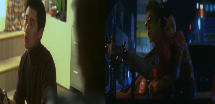 폭주족역으로 나온 류승범 (영화'킬러들의 수다')