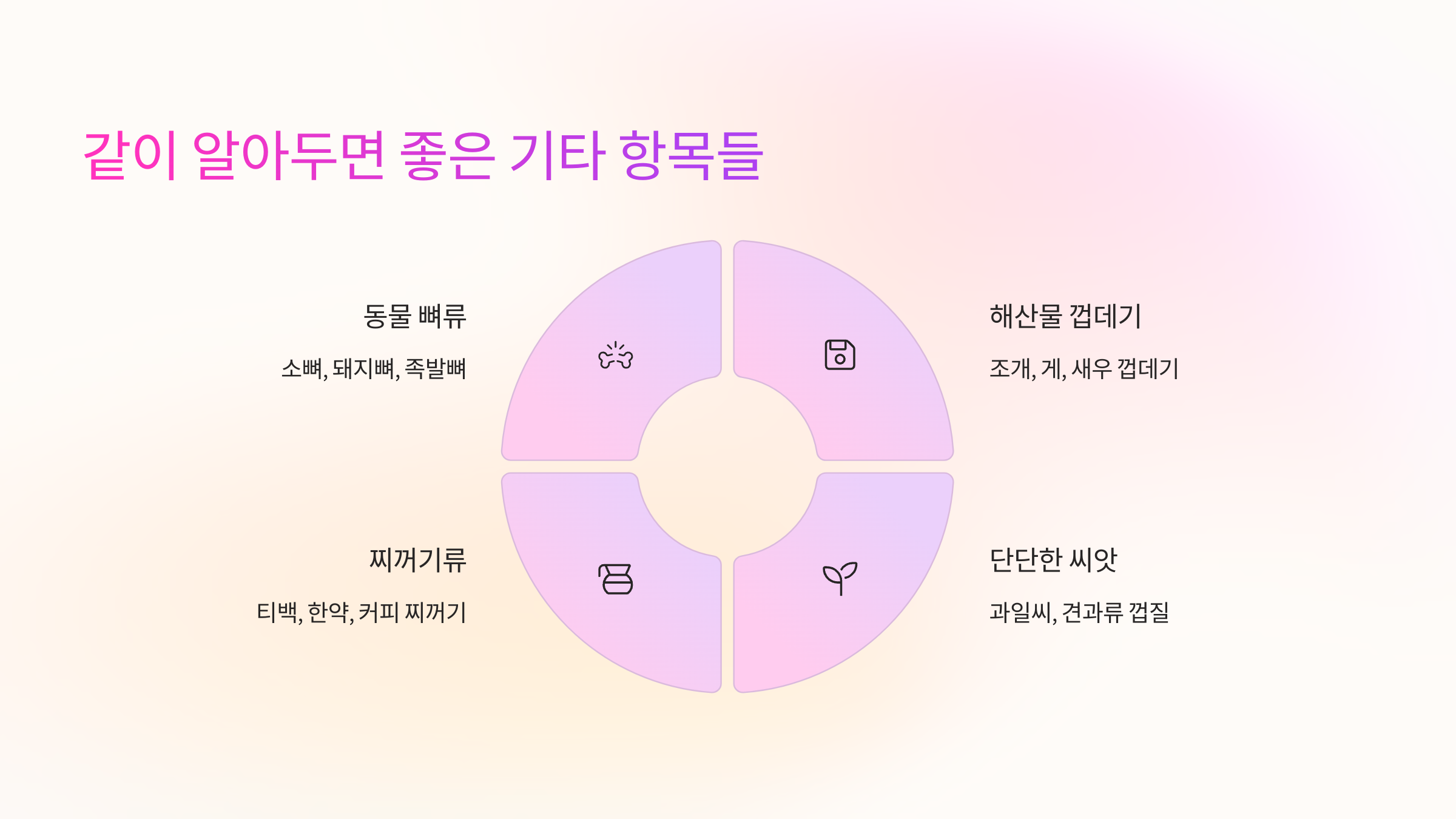 ❌ 같이 알아두면 좋은 기타 항목들
