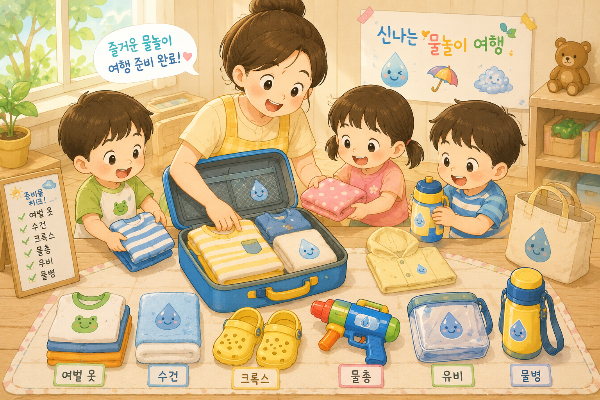 물놀이 여행 준비 마무리!