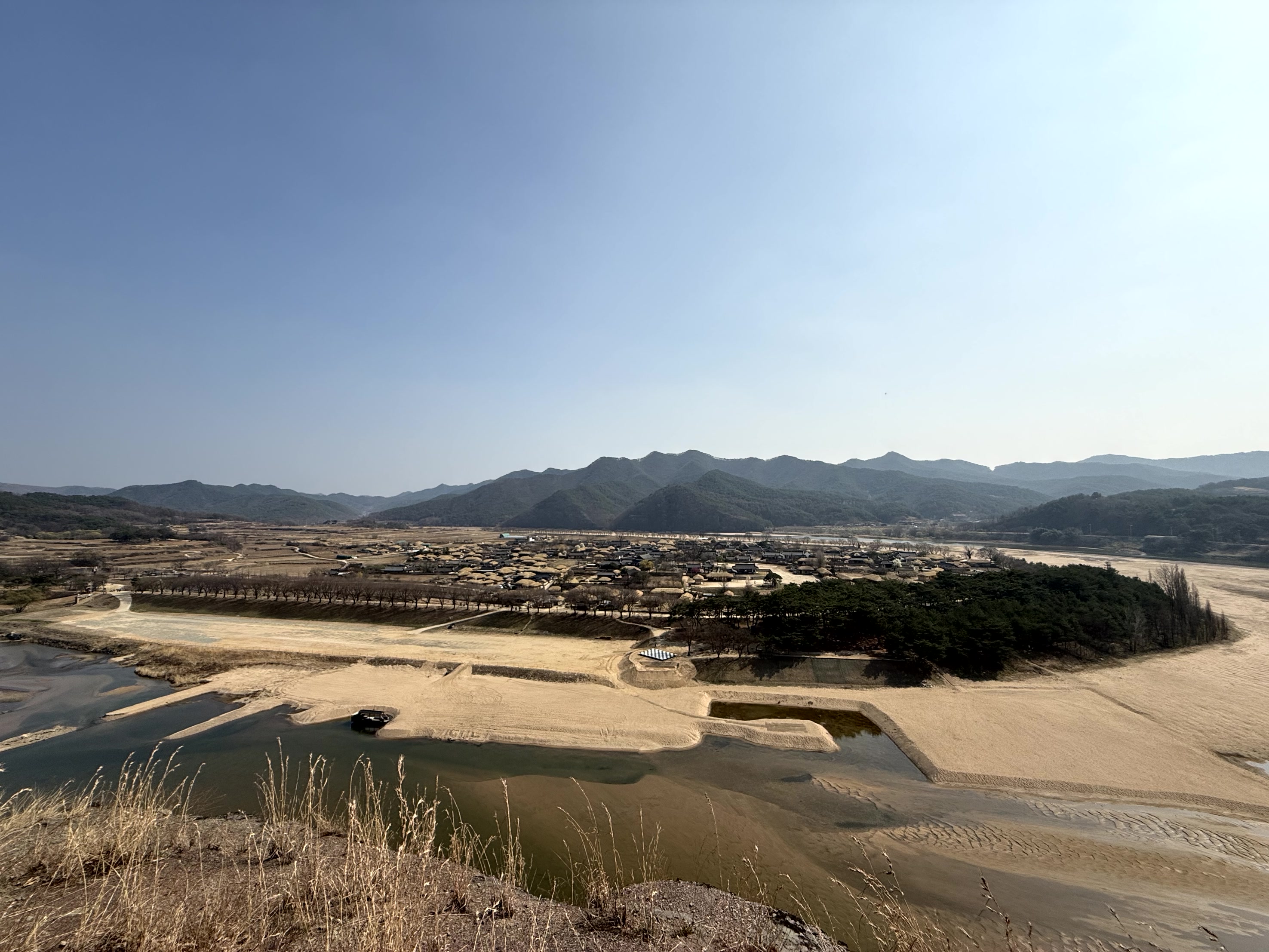 겸암정사와 부용대에서 바라본 자연의 미학