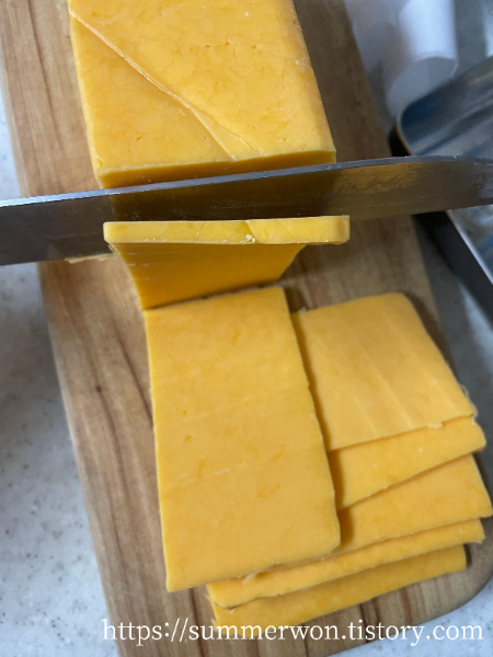 커클랜드 체다마일드치즈 컷팅